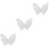 3Pcs White Wing Design Cloth Patches for DIY Garment Decoration 7