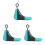 3Pcs Adjustable Plastic Shoe Expanders for Toe Box and Heel Support 5