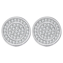 4Paare Herren Ohrstecker Silber Punk Metall Deko Leicht Hip Hop
