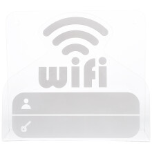 5Stk Transparentes WiFi Passwort Schild Aus Acryl Für Oder Wand