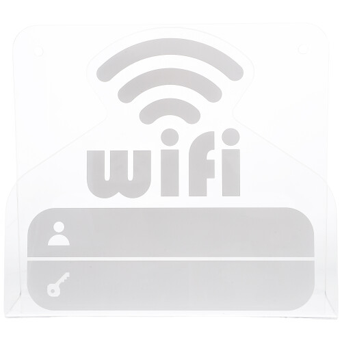 5Stk Transparentes WiFi Passwort Schild Aus Acryl Für Oder Wand