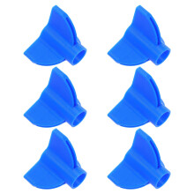 6Stk Pfeilfeder Schutzcover Aus ABS Für Präzises Bogenschießen Blau