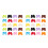 40Paren Mini Voor , Kleurrijke Plastic Laarzen Set 5