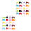 40Paren Mini Voor , Kleurrijke Plastic Laarzen Set 7