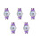 5Stk Pinguin Armbanduhr Digital Analog Leicht 8