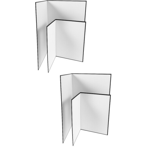4Stk Weißer Fotoreflector Lichtdiffusor Für 2