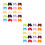 40Paren Mini Voor , Kleurrijke Plastic Laarzen Set 4