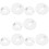 10Pièces Règle Quilting Transparent Usage Multicouture DIY 8