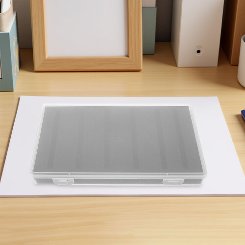 Schwarz Kunststoff Displaybox Mit Fächern Für Miniaturmodelle 2