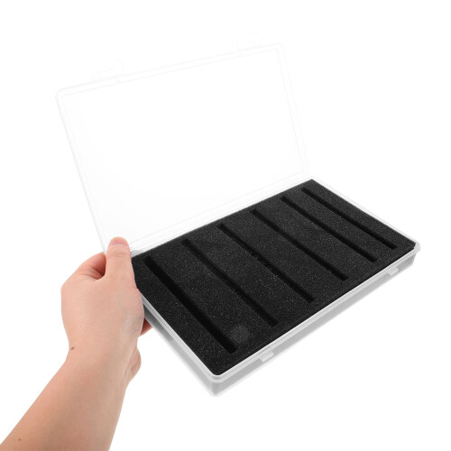 Schwarz Kunststoff Displaybox Mit Fächern Für Miniaturmodelle 1
