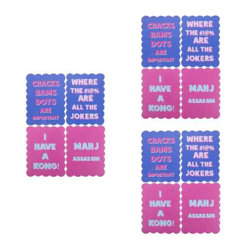 12Pcs Scratch-Resistant Mahjong Shuffler Cards for Mixing 2