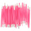 400Stk Pink Nagelpflege Tool Aus PP Maniküre Stift Mit Gummispitze 1