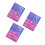 12Pcs Scratch-Resistant Mahjong Shuffler Cards for Mixing 4