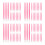 400Stk Pink Nagelpflege Tool Aus PP Maniküre Stift Mit Gummispitze 4