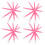 400Stk Pink Nagelpflege Tool Aus PP Maniküre Stift Mit Gummispitze 3