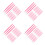 400Stk Pink Nagelpflege Tool Aus PP Maniküre Stift Mit Gummispitze 6