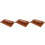 3Ensembles Repose-Main Nail Art Marron PU Confort Pour 6
