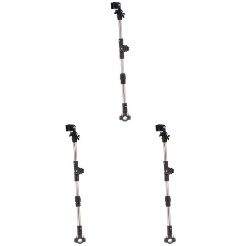 3Pièces Porte- Detachable Retractable Durable Noir 1