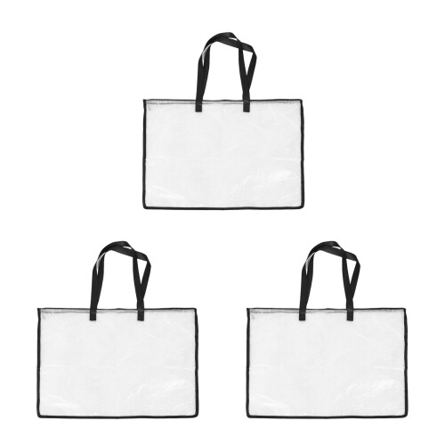 3Pièces Sac Transparent À Pour Affiches Avec 2