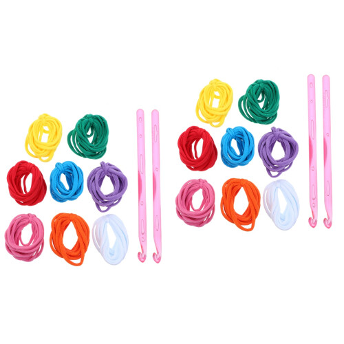 196Stk Loom Potholder Elastisch Webringe Kreativspiel Für Kinder 2