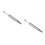 2Stk Piercing Ball Greifer Pinzette Silber Schmuck 2
