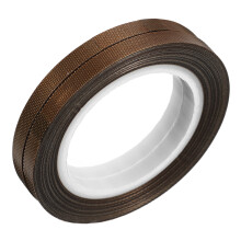 10Rolls Ptfe Tape for Vacuum Sealer High Temp Insulation Coffee Color