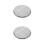 2Stk Moderner Rundes Barhocker Sitz Silber Komfortabel 10
