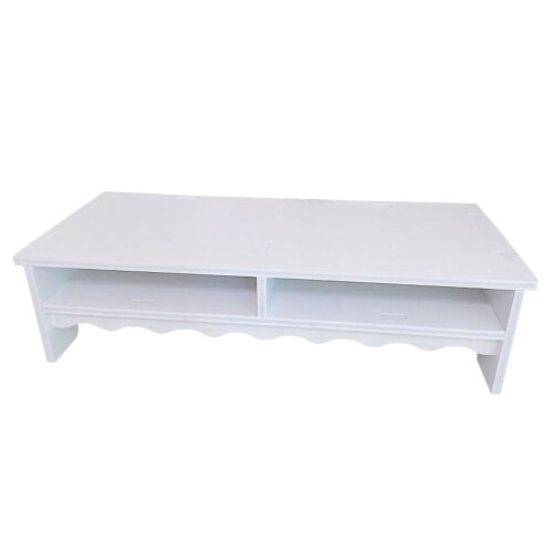 2Pièces Rehausseur D'écran PVC Multifonction 1