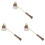 3Pièces Accessoires Bougie Zinc Long Manche Multi Couleurs Maison 4