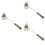 3Pièces Accessoires Bougie Zinc Long Manche Multi Couleurs Maison 7