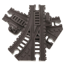 4Pièces Rails Plastique Jouets Train Piste Flexible