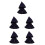 5Pièces Cape De Mini En Polyester Bleu Pour 17Cm 4