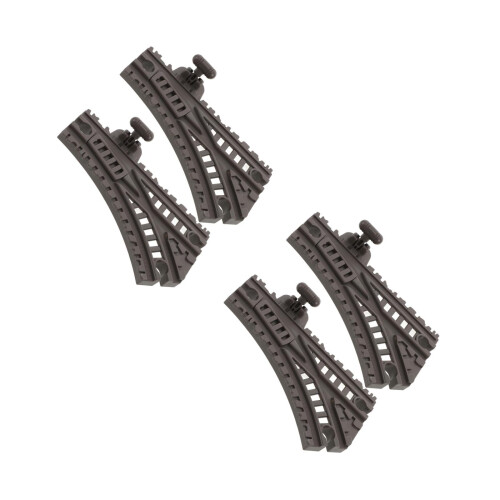 4Pièces Rails Plastique Jouets Train Piste Flexible 2