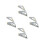 4Pièces Pont Piéton Miniature Plastique Gris Pour Décor Table De Sable 7