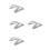 4Pièces Pont Piéton Miniature Plastique Gris Pour Décor Table De Sable 9