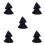 5Pièces Cape De Mini En Polyester Bleu Pour 17Cm 9