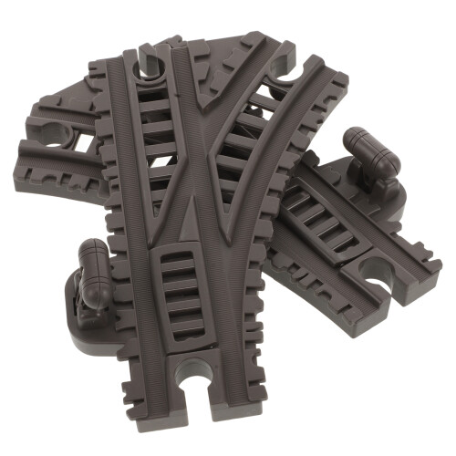 4Pièces Rails Plastique Jouets Train Piste Flexible 1