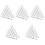5Ensembles Éponges Ongles Latex Blanches Pince Pour 2