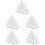 5Ensembles Éponges Ongles Latex Blanches Pince Pour 5