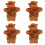 4St Handpop Gorilla Bruin Voor Baby's En Peuters Interactief 7