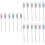 9Ensembles Brosses Fines Poils Rustres Pour Pailles 6