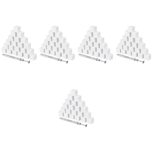 5Ensembles Éponges Ongles Latex Blanches Pince Pour 2