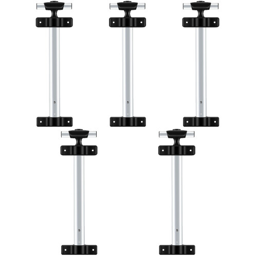 5Pièces Télescopique De En Aluminium Noir Résistante 2