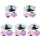 5Ensembles Accessoires De Ballet Colorés Filets À Chignon Pour Filles 4
