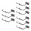 9Pcs Durable Grey Paint Gun Holder Rack for Spray Storage and Display 10