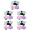 5Ensembles Accessoires De Ballet Colorés Filets À Chignon Pour Filles 8
