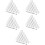 5Ensembles Éponges Ongles Latex Blanches Pince Pour 6