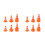 32Pcs Compact Safety Cones for Imaginative Play 3