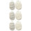 6Pcs Exfoliating Gloves for Body Bath Assorted Colors 10