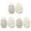 6Pcs Exfoliating Gloves for Body Bath Assorted Colors 4